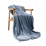 COMO LIVING抗菌防静电柔软绒毯盖毯可做床单