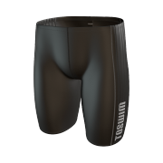 TOSWIM黑银S-1系列专业训练及膝游泳裤