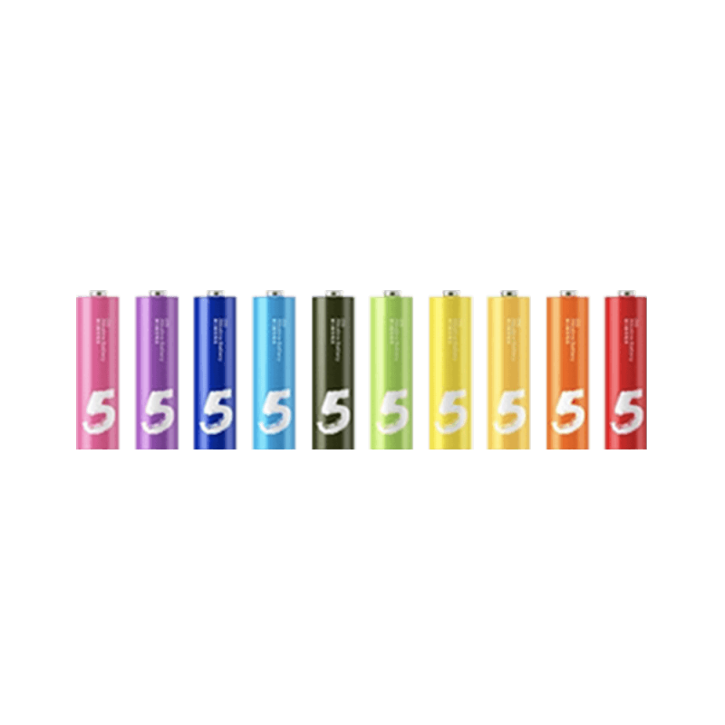 MIJIA 米家 彩虹5号碱性电池 10粒装 标准版