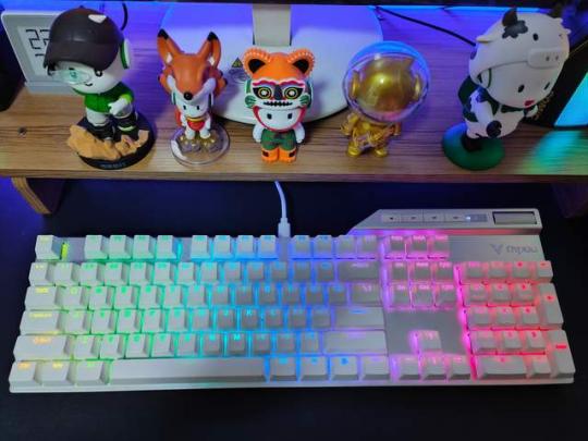 雷柏V700DIY,104键可编程RGB机械键盘