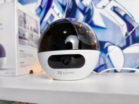 360全景智能联动,400W+400W万双镜头!萤石C7双摄云台摄像机给足你安全感