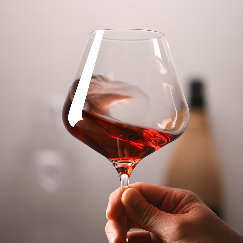 Circle Joy Yuanle Импортировал бордовый хрустальный красный винный чашка Изображение 1