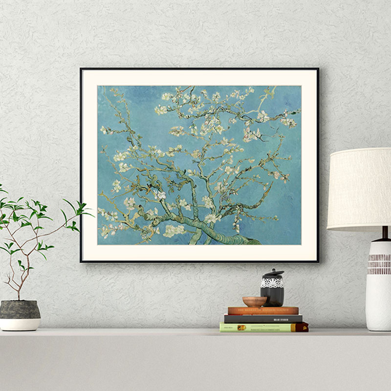 Шедевр Ван Гога, гравированные принты, расцветая в полном расцвете Изображение 1