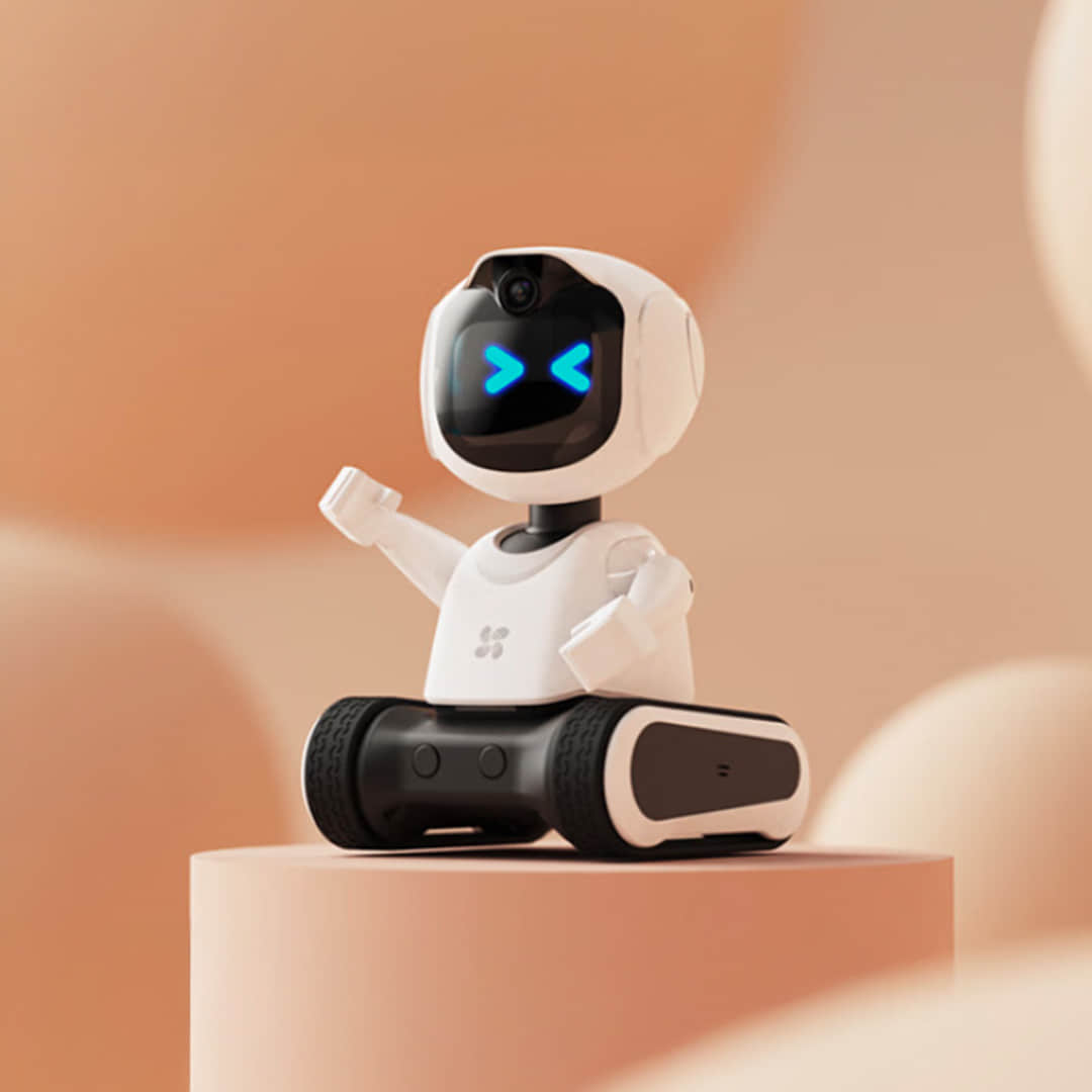 萤石RK2全新AI大模型拟人化情绪交互儿童陪护机器人pro版