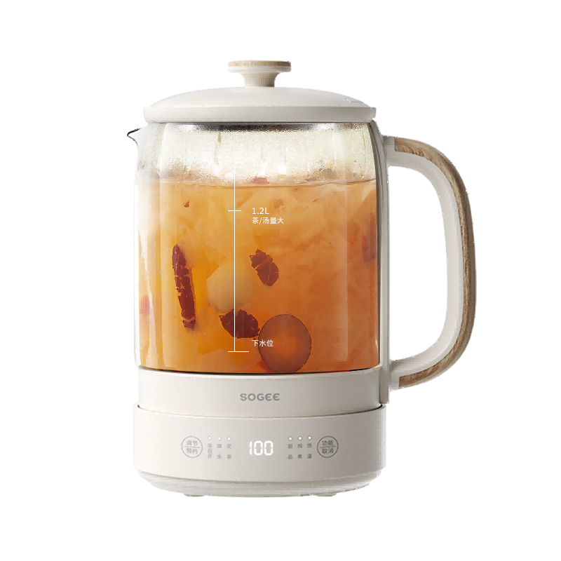 Xiaomi 小米 小质 养生壶办公室家用多功能养生杯花茶煮茶器全自动1.5L 白色