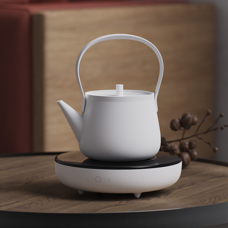Маленькая сидящая чайная печь Цзинья, расположенная на чайную печь Электрическая гончарная печь Изоляция чай Изображение 1