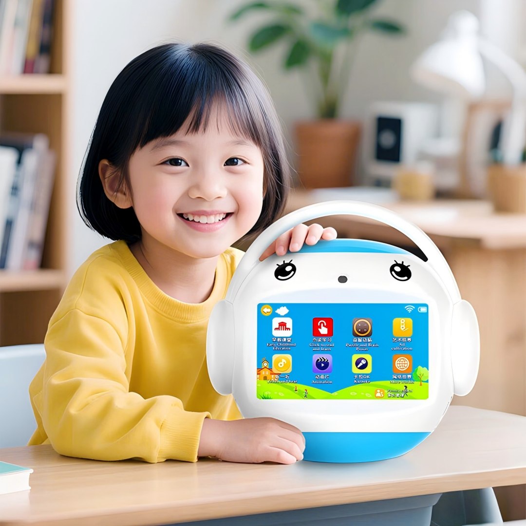 名校堂  智能早教机R7S儿童点读故事机 蓝色