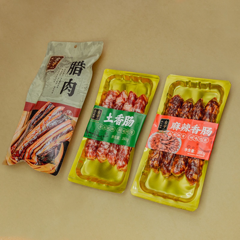 Золотая колбаса и серия бекона jiangnan тушеное мясо сочетание. Изображение 1
