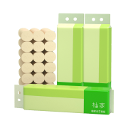 柚家 无芯卷纸 五层加厚型