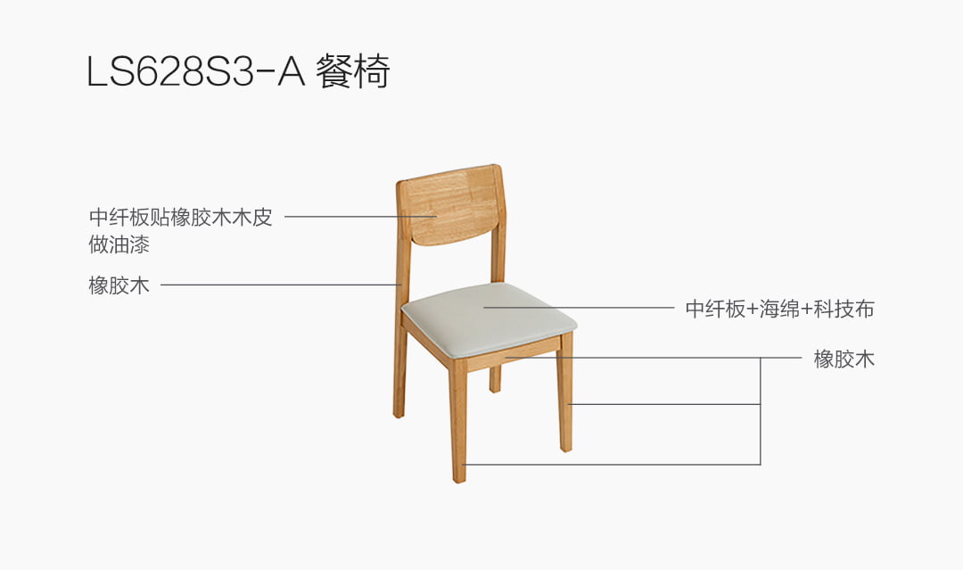 餐桌椅子组装图图片