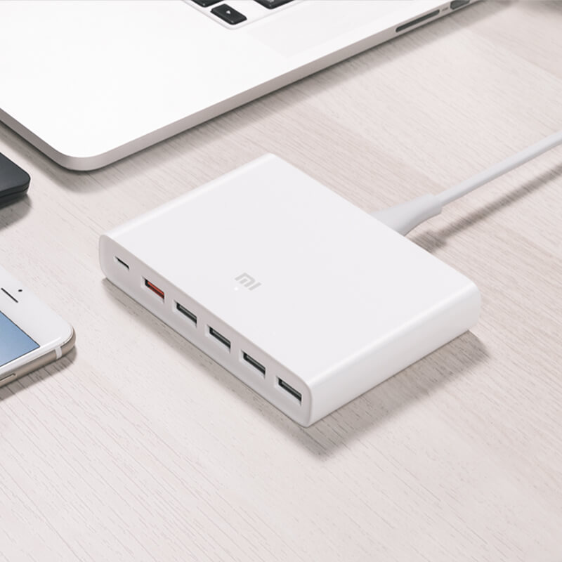 Xiaomi USB -зарядное устройство 60W Fast Charge версия (6 порт) Изображение 1