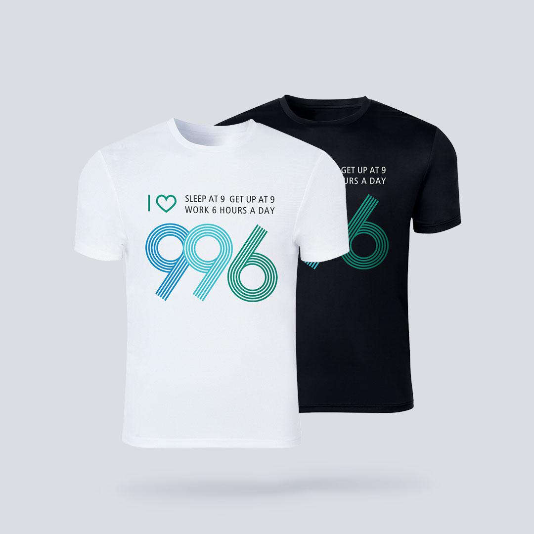 35元 早风速干防晒印花996T恤