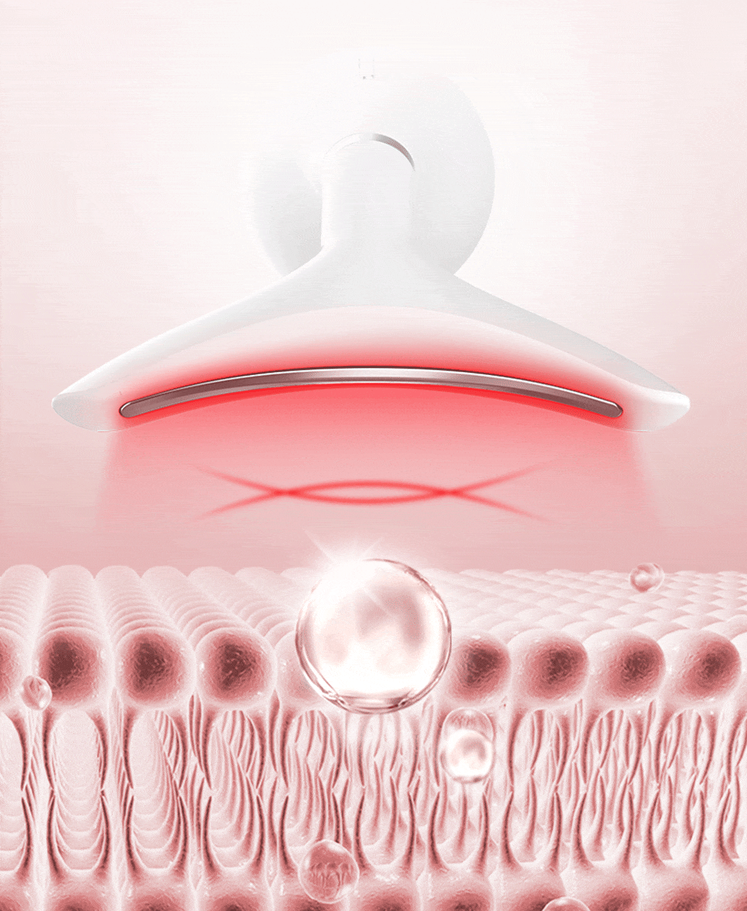 Youpin WellSkins Neck Beauty Massager Heating Sonic Vibration Fade Fine Lines Lifting Scraping Relieves Muscle Fatigue Neck Care