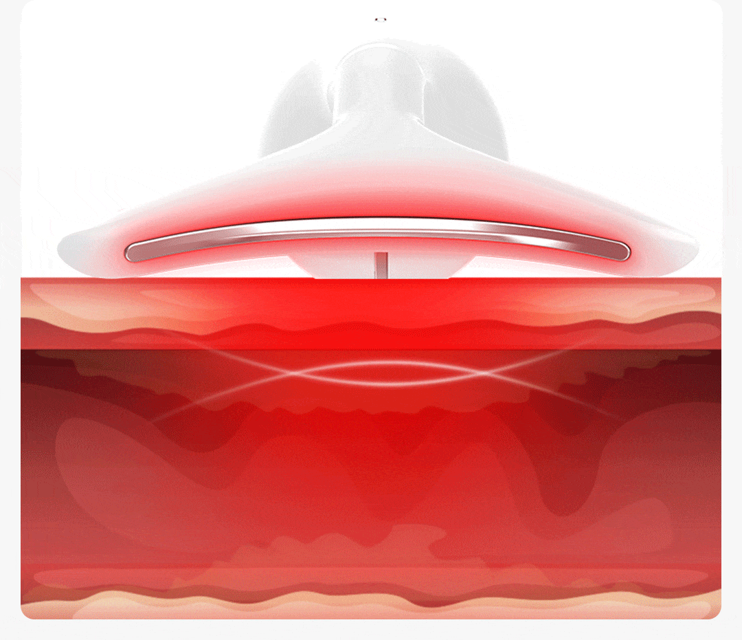 Youpin WellSkins Neck Beauty Massager Heating Sonic Vibration Fade Fine Lines Lifting Scraping Relieves Muscle Fatigue Neck Care