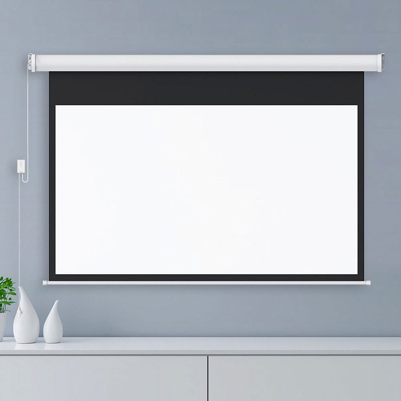 Установка пика Mi Electric White Plaalty Screen 100 -inch Изображение 1