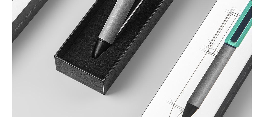 fizz旋转金属签字中性笔1支装 午夜黑-小米有品