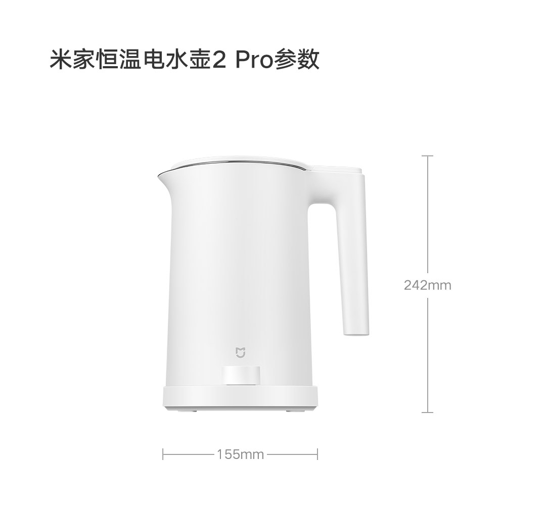 XIAOMI MIJIA bollitore elettrico intelligente bollitori 2 Pro 24H Display a  LED temperatura intelligente costante Samovar controllo App a basso rumore  - AliExpress