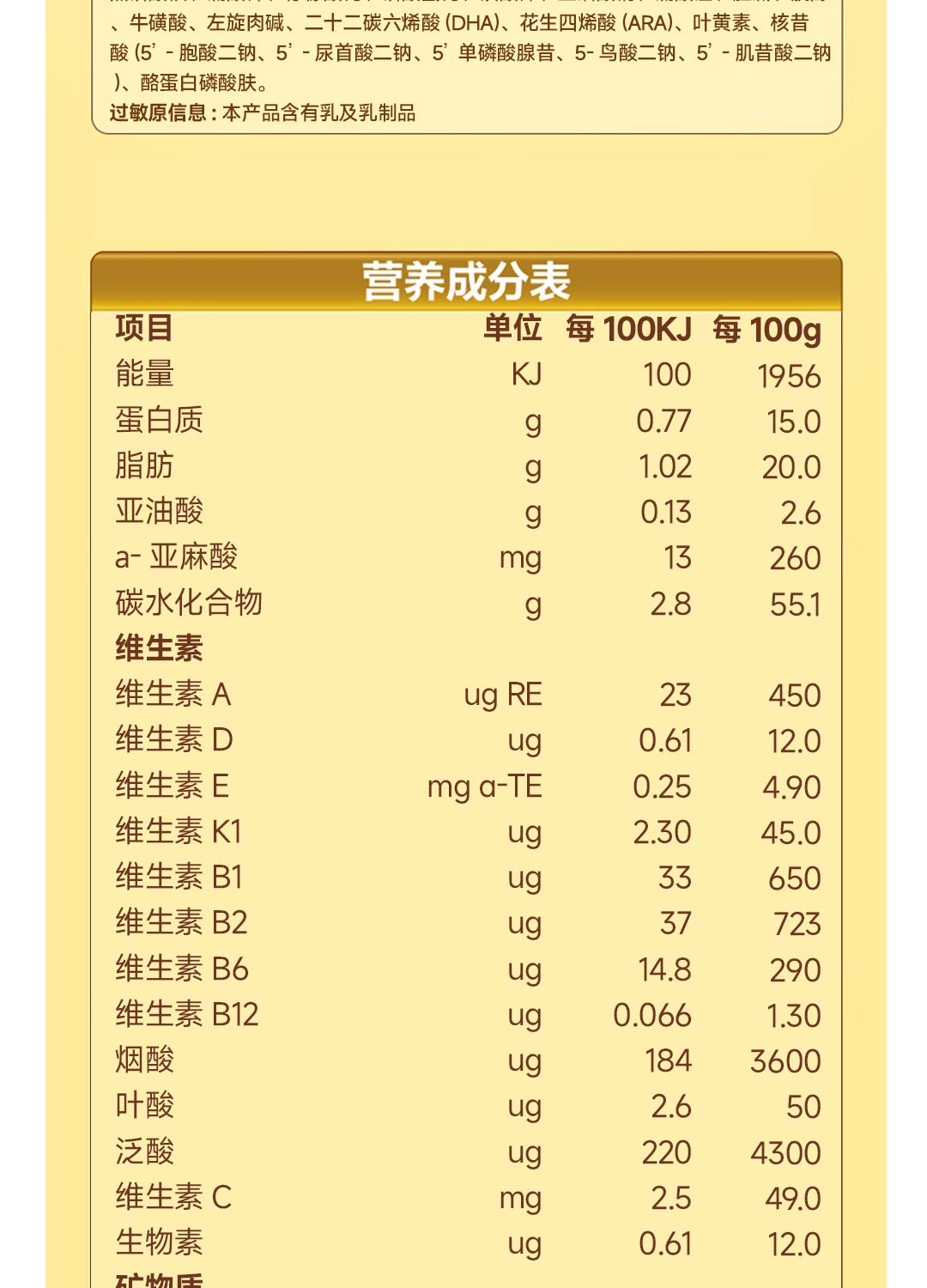 飞鹤奶粉星飞帆300g 二段-小米有品