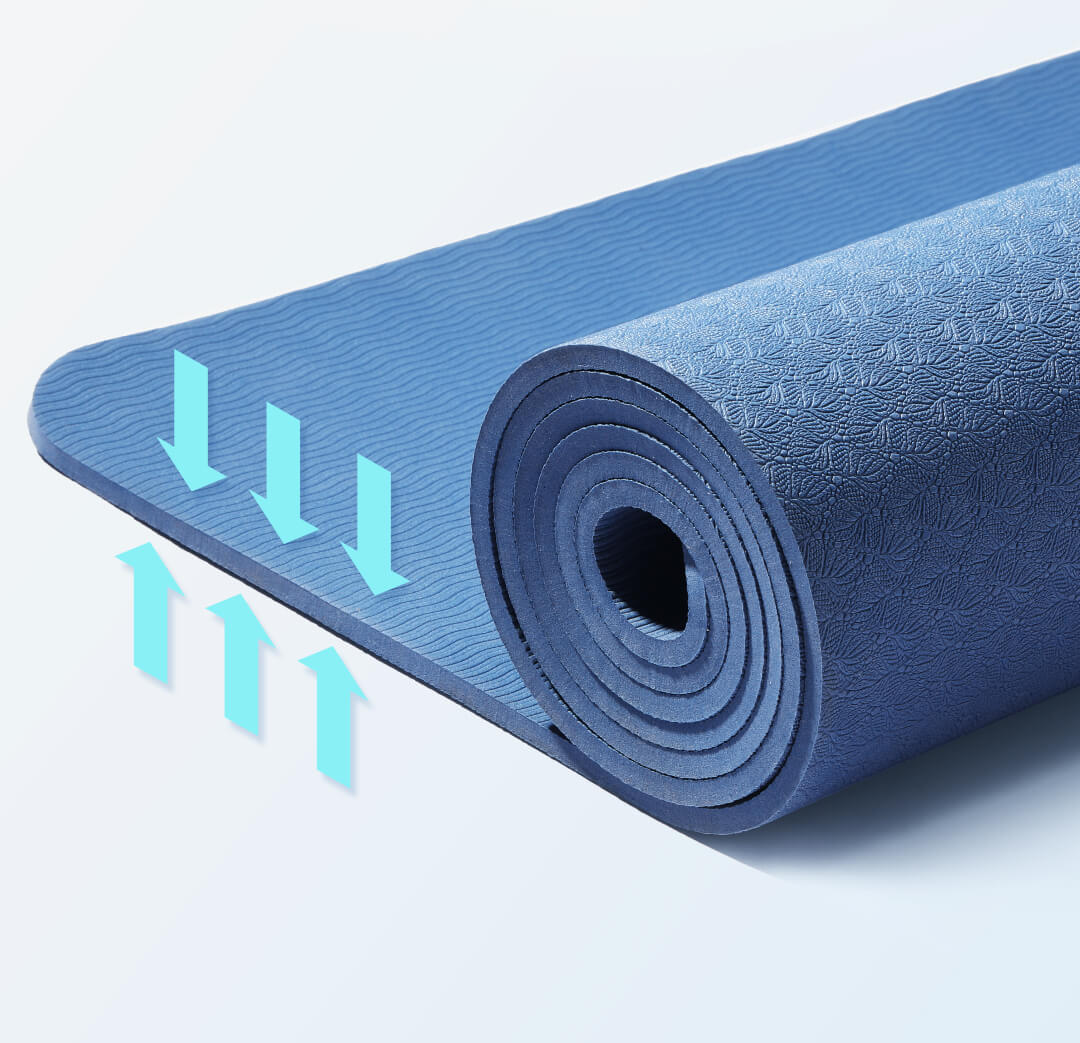【中國直郵】小米有品 YUNMAI單色防滑瑜珈墊 藏藍色 常規版