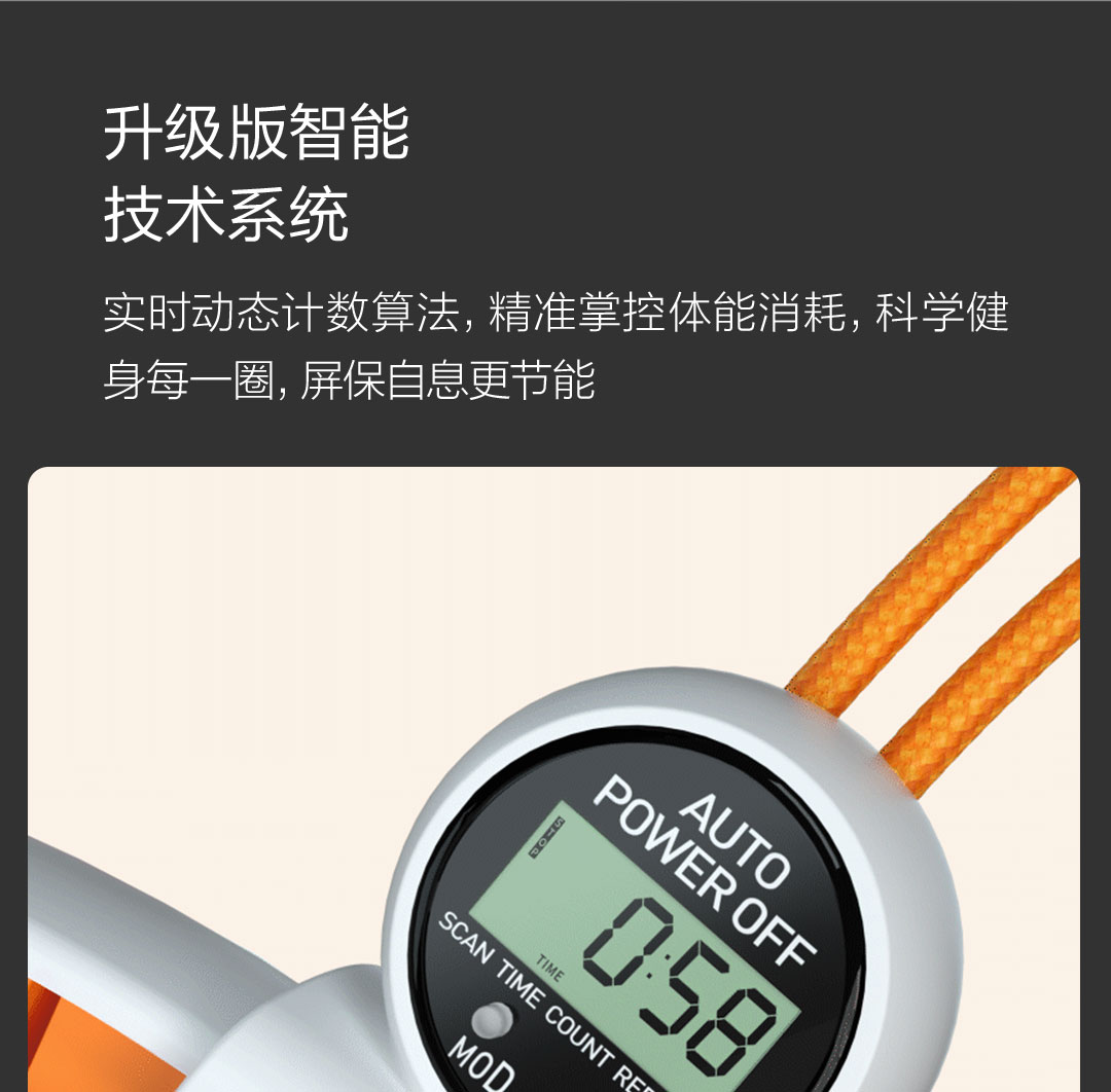 【中国直邮】小米有品 FED多功能智能瘦身呼啦圈 吉柿橙 L码(74-100cm)