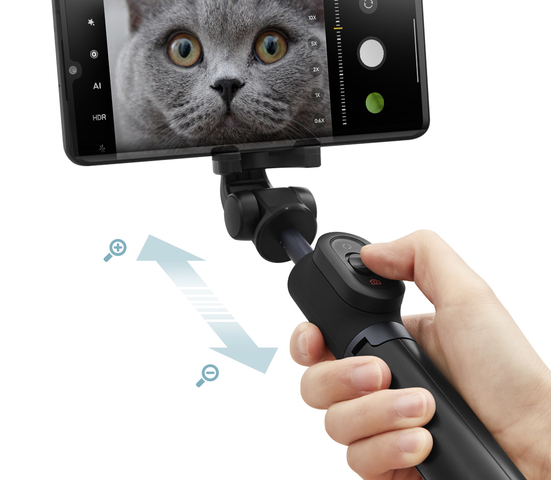 Xiaomi-cámara pequeña Mijia 4K, trípode/palo Selfie Bluetooth 3,0, Control  remoto, rotación 360, ligero y plegable, de mano - AliExpress