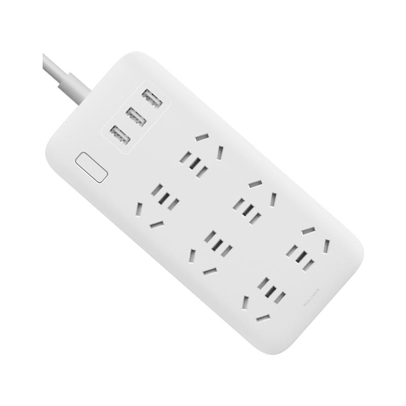 小米有品 米家插线板6位基础版（含3口USB 2A快充）